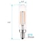 Luxrite T6/T6.5 LED Bulbs 5W (60W Equivalent) 500LM 2700K Warm White Dimmable E12 Candelabra Base 6-Pack LR21622-6PK - alternate 6
